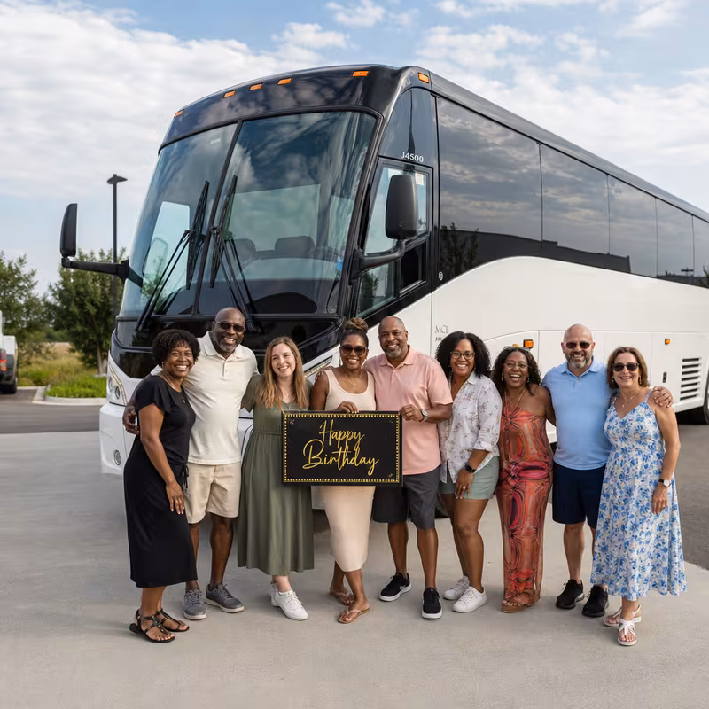 Passengers loading luggage while boarding an St Paul group shuttle