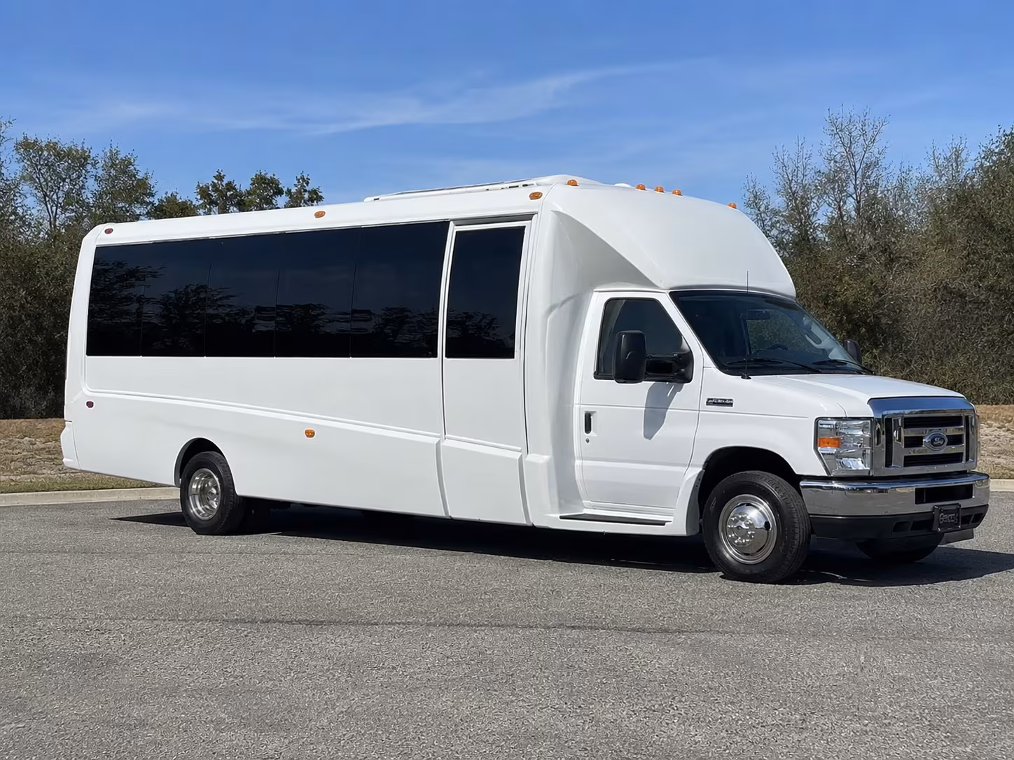 St. Paul Birthday, Sweet 16, & Quinceañera Transportation party bus exterior