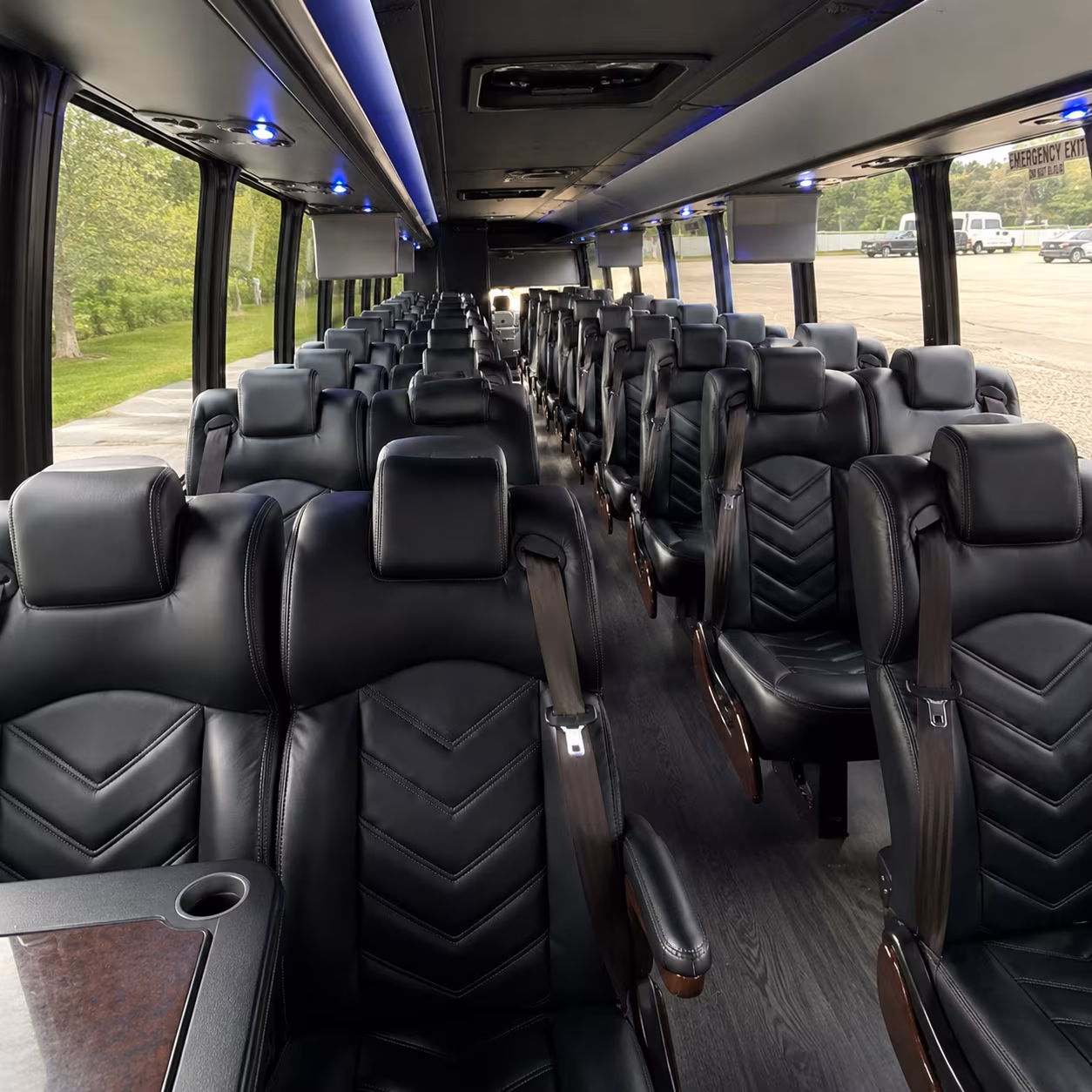 St. Paul Corporate Transportation party bus interior