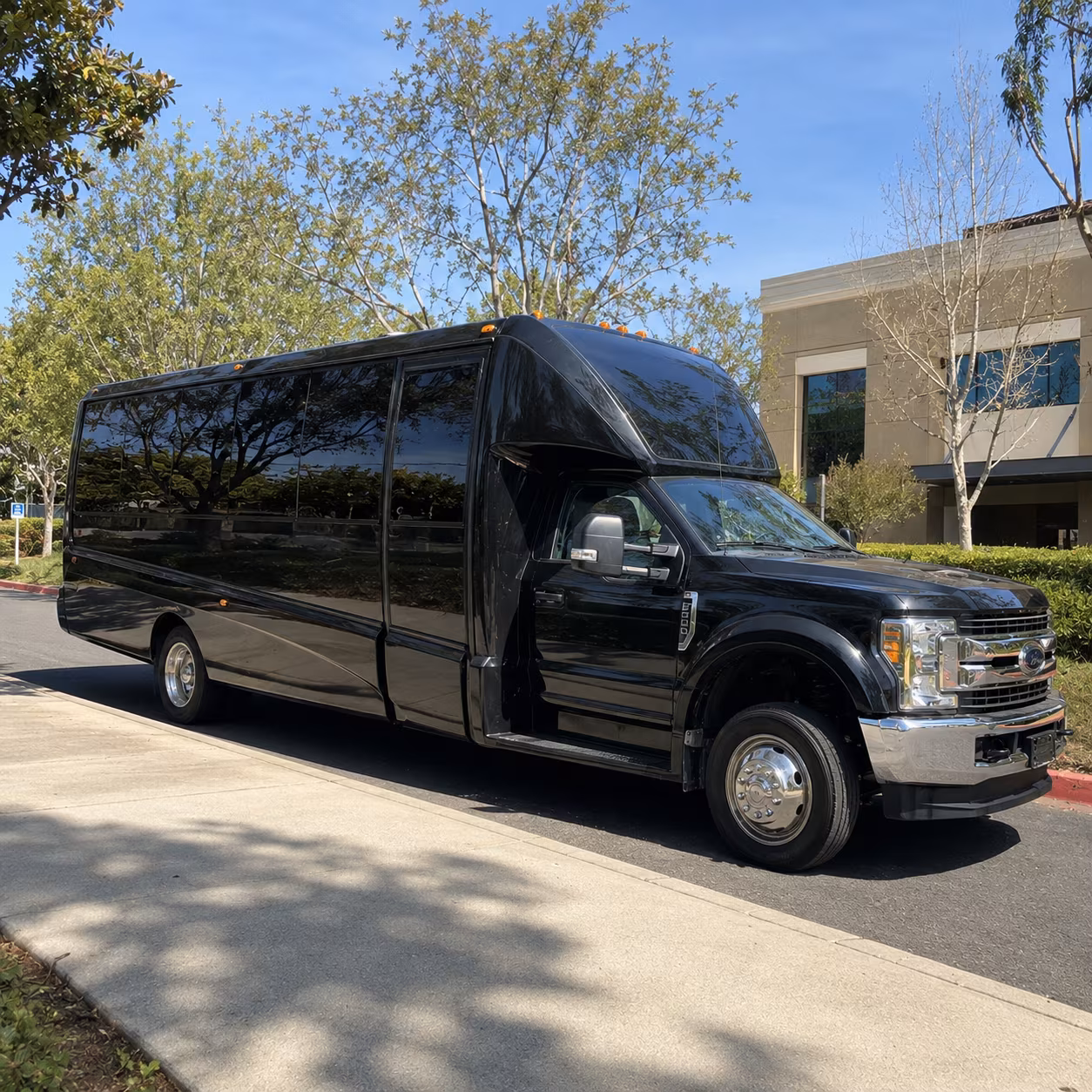 St. Paul Private Event Transportation party bus exterior