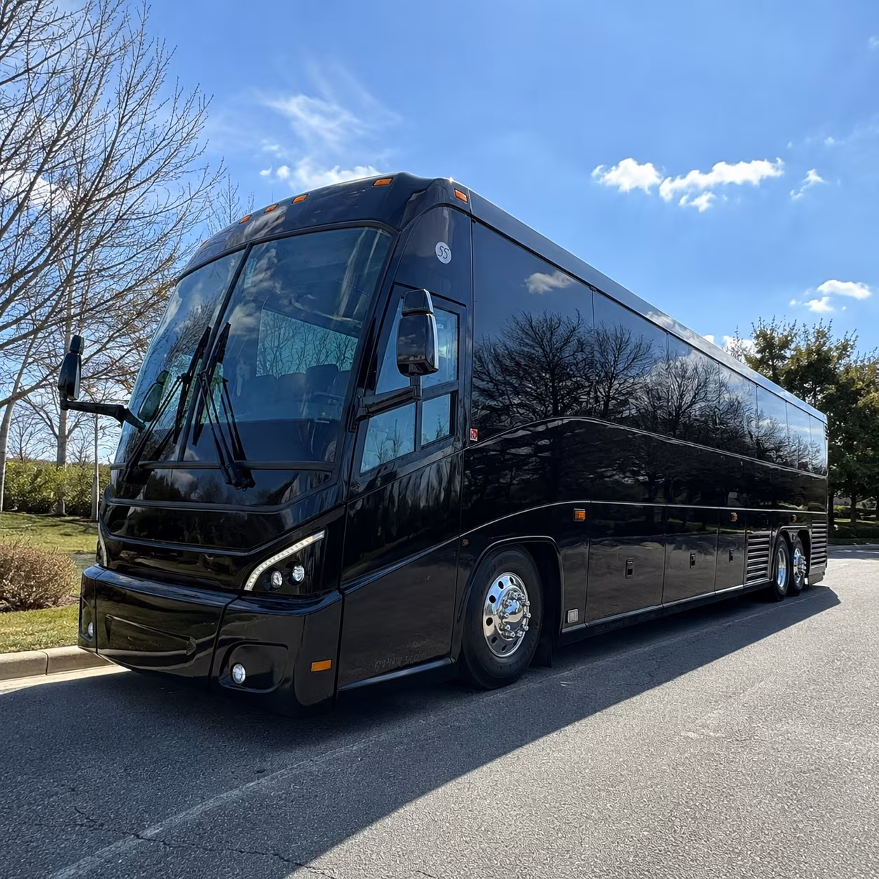 St. Paul School Event Transportation party bus exterior