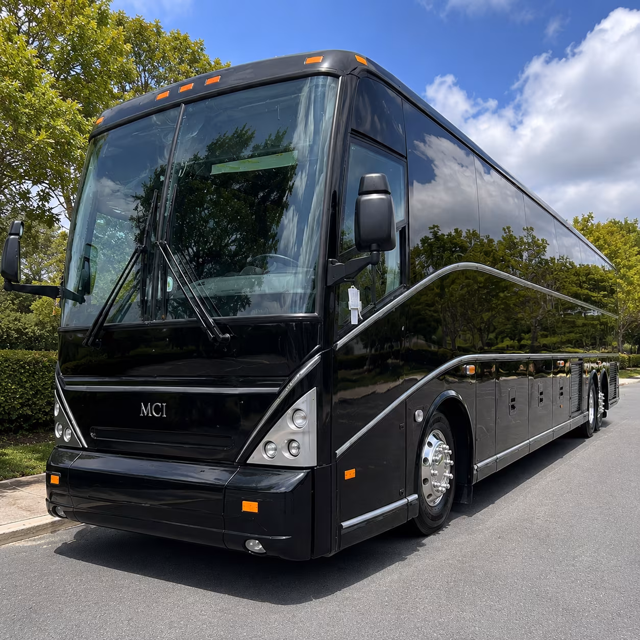 St. Paul School Event Transportation party bus exterior
