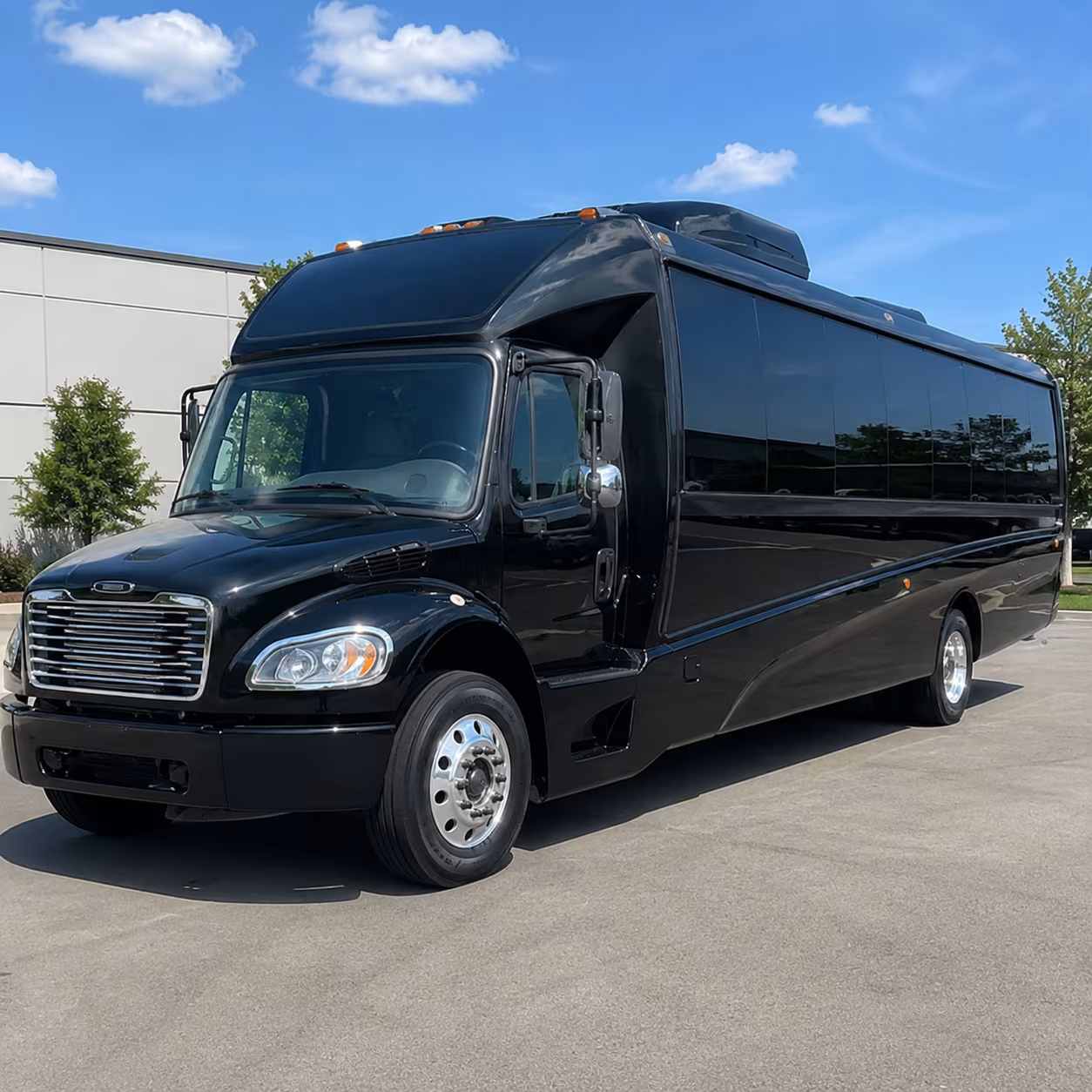 St. Paul School Event Transportation party bus exterior