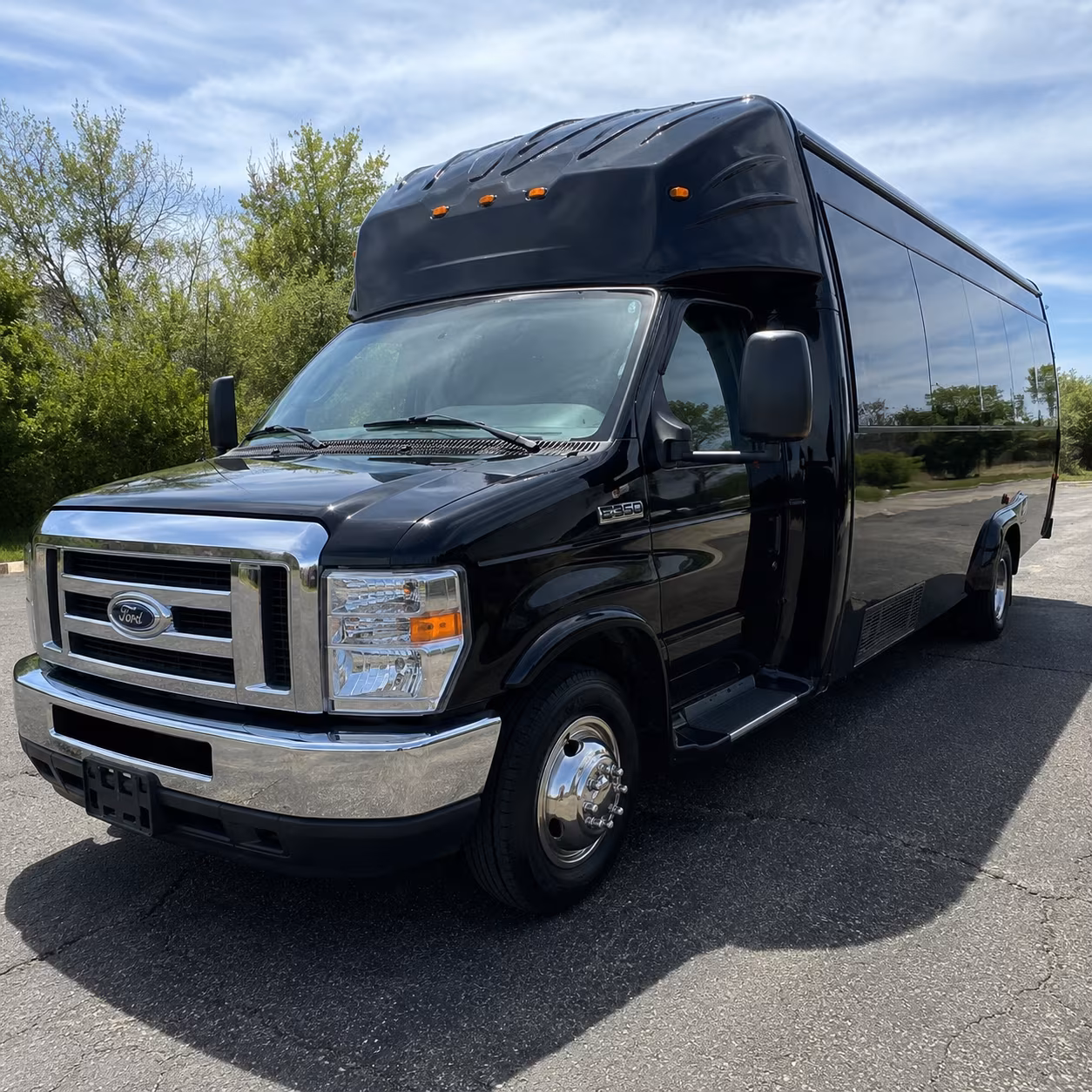 St. Paul Sporting Event Transportation party bus exterior