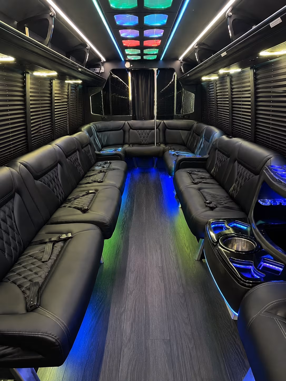 St. Paul Sporting Event Transportation party bus exterior