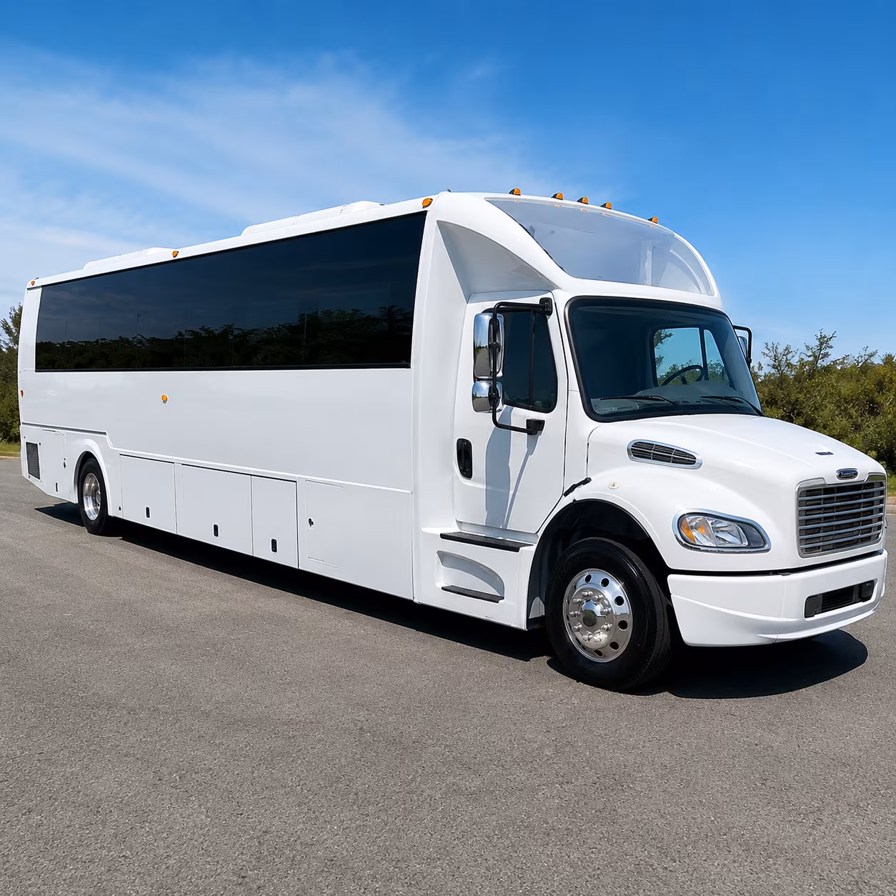 St. Paul Sporting Event Transportation party bus exterior