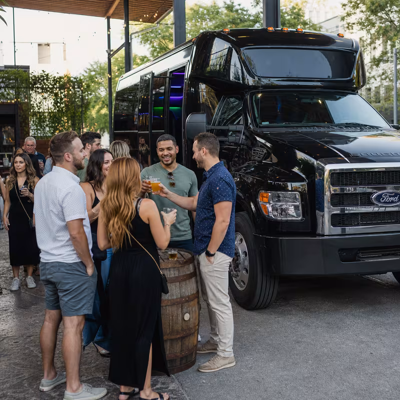 St Paul Winery & Brewery Tour Transportation fleet vehicle