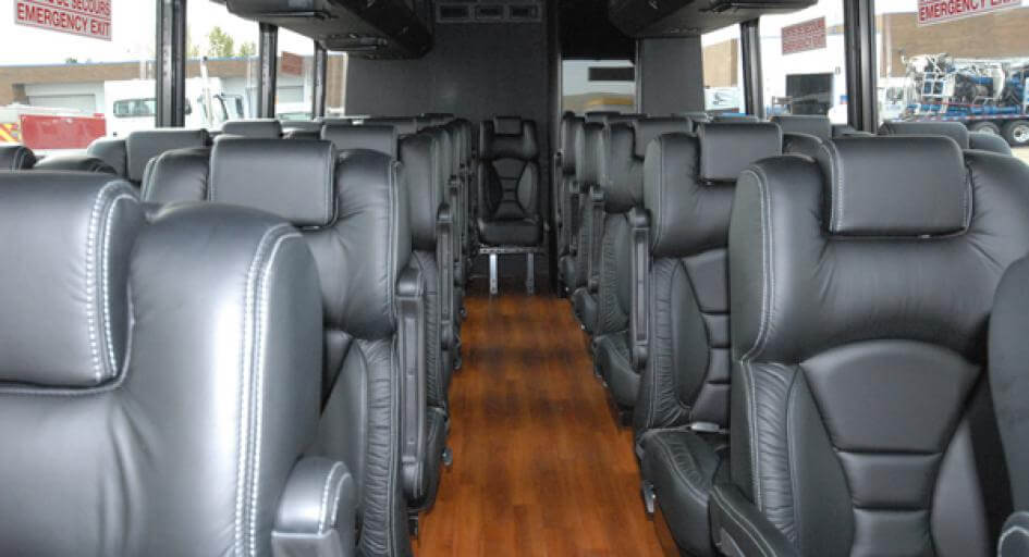 Plymouth 20 Passenger Minibus Interior