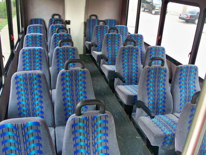 Brooklyn Park 25 Passenger Mini Bus Interior