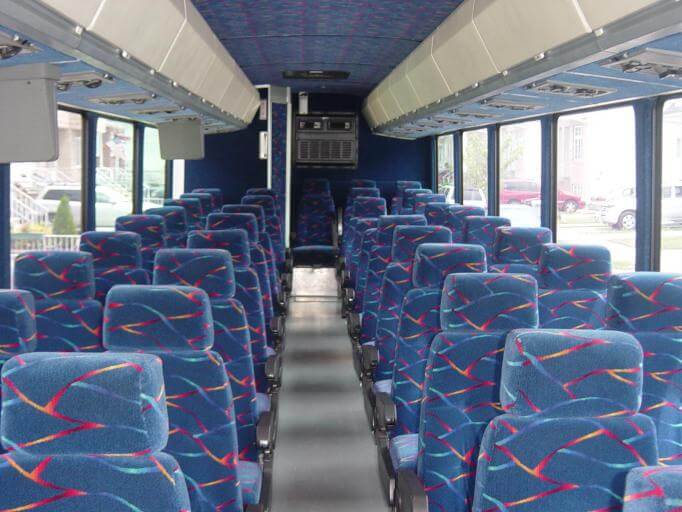 Blaine 35 Passenger Shuttle Bus Interior