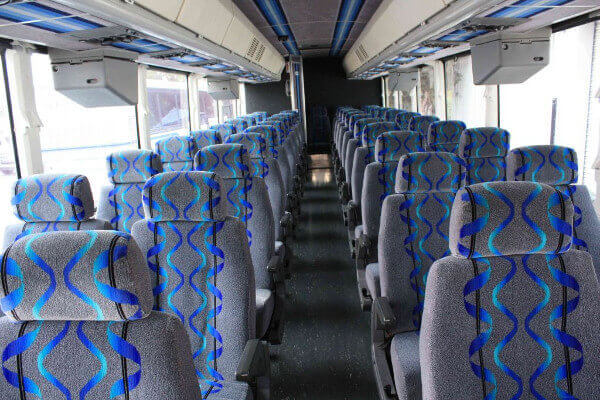 Brooklyn Park 40 Passenger Coach Bus Interior